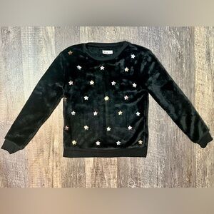 Epic Threads Black Sweater with Pink & Gold Star
